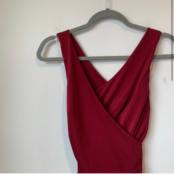 Blue blush dress with back opening - Picture 2 of 4